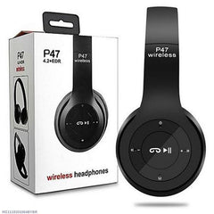 Black Long-Lasting Battery With Fast Charge Headphone