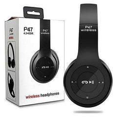 Black Long-Lasting Battery With Fast Charge Headphone