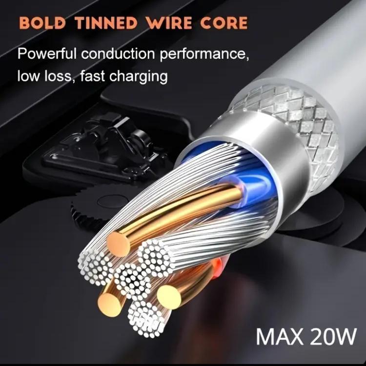 Multicolor 2 Pcs Charging Cable with Copper Core Features