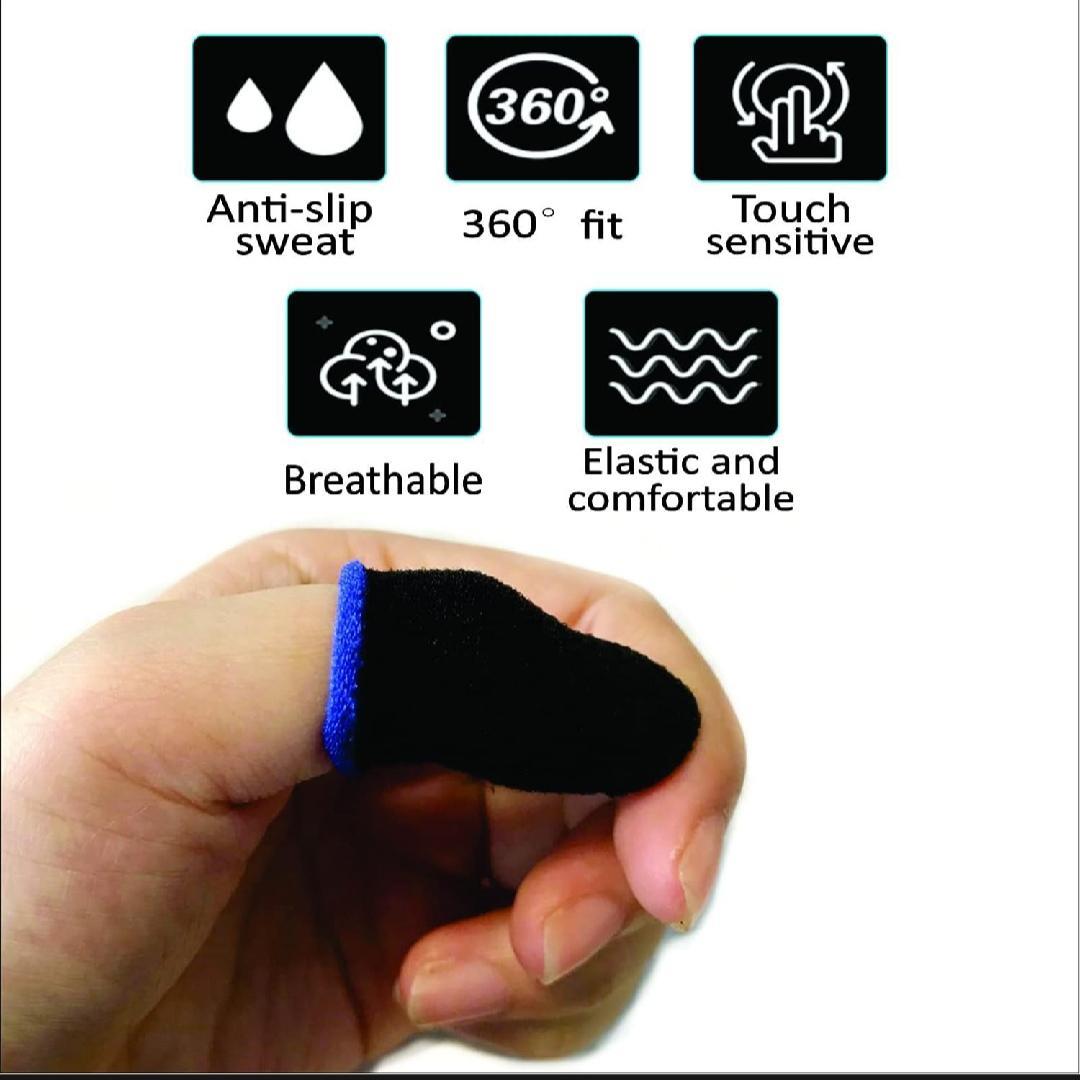12 Pcs Black Thumb Sleeves
